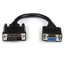 Adaptador VGA/F a DVI+1/M