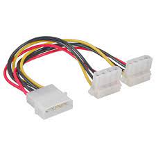 Cable Poder y 5.25"M/2X5.25"F