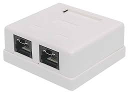 Cajilla Rj45 2 Puerto