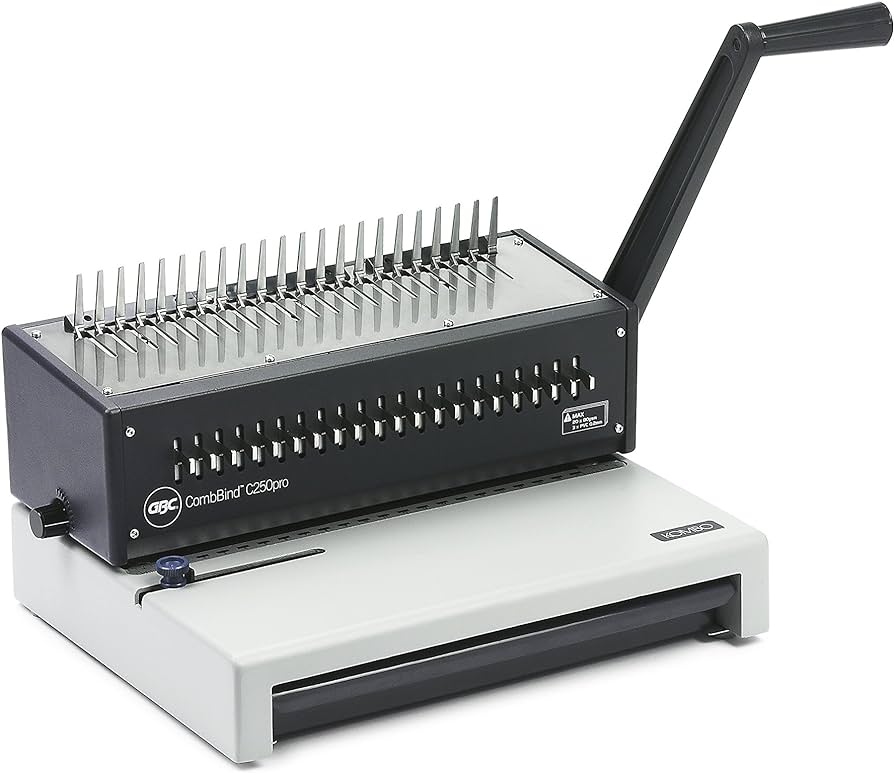 Comb Bind C250 12" Bind Machine