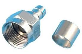 Conector F-59 1/4Ring (100PCS).