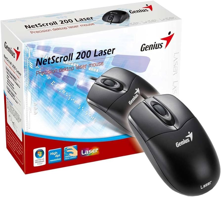 Genius Mouse Netscroll 200 Laser /USB