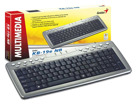 [212065] Genius Teclado KB-19e NB/ENGLISH