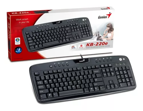 Genius Teclado KB-220 Negro PS/2