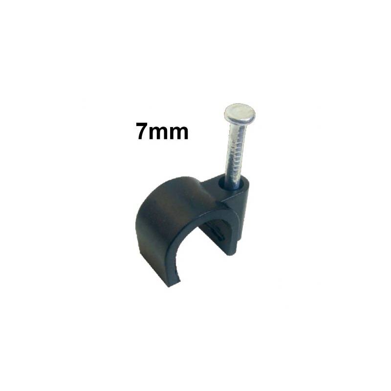 Grapa para Cable 7mm (25pcs)