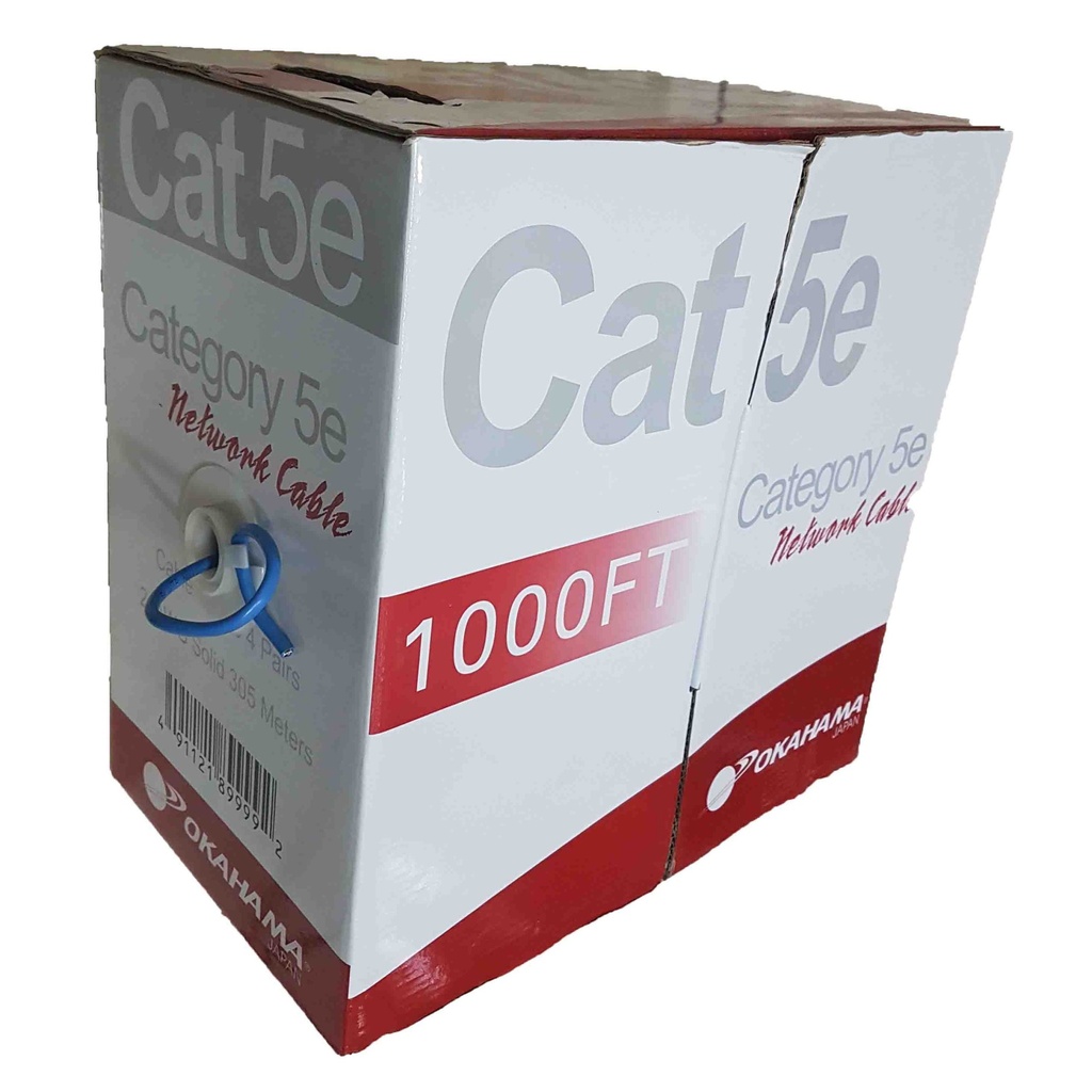 Okahama UTP Cat5e 1000ft