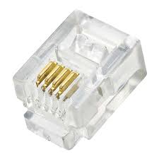Plug RJ10 4X4 (100)