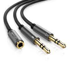 [P251] Adapter 3.5mm splitter 2 port GOLD