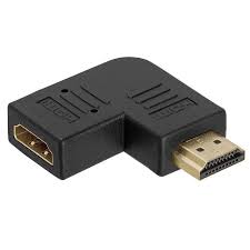 [374651] Adapter Hdmi M/F 90 Flat