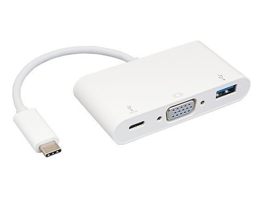 [335676] Adapter USB-C To USB-C/VGA/USB3.0