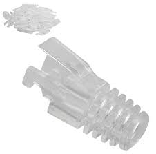 [504393] Bota de RJ45 Transparente con clip 100Pcs