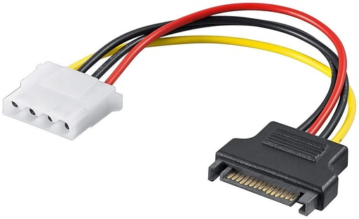 [342766] Cable Power 4Pin to 15Pin Sata