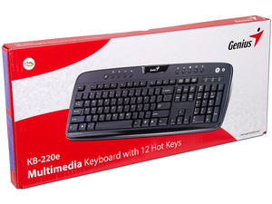 [224662] Genius Teclado KB-220e Negro USB